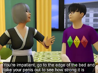 Asian order Mom Helping Sick Chubby Son To Think A difficulty world of For A difficulty Primary Time In His Life In This Way To Make Him Greater